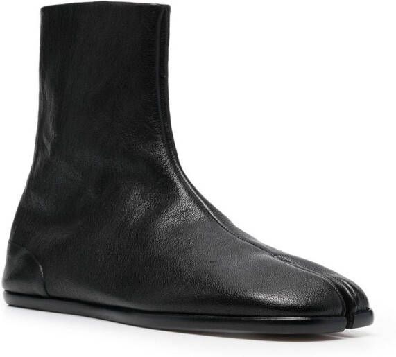 Maison Margiela Tabi flat ankle boots Black
