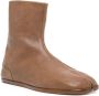 Maison Margiela Tabi flat ankle boots Brown - Thumbnail 2