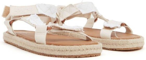 Maison Margiela Patchwork hiking sandals White