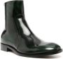 Maison Margiela waxed leather boots Green - Thumbnail 2