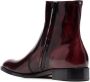 Maison Margiela waxed leather ankle boots Red - Thumbnail 3