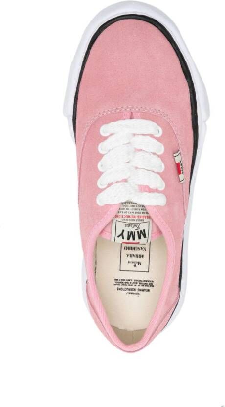 Maison MIHARA YASUHIRO Baker OG suede sneakers Pink