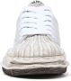 Maison Mihara Yasuhiro Blakey distressed-effect leather sneakers White - Thumbnail 3
