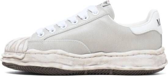 Maison Mihara Yasuhiro Blakey distressed-effect leather sneakers White