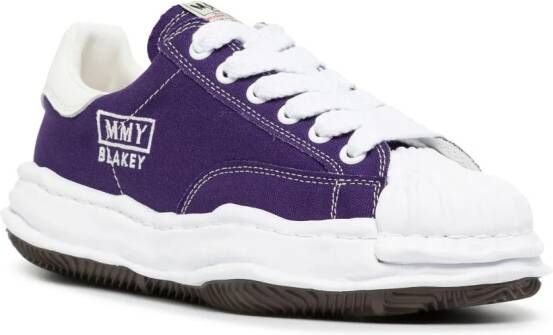 Maison Mihara Yasuhiro Blakey OG Sole low-top sneakers Purple