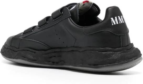 Maison Mihara Yasuhiro Charles touch-strap leather sneakers Black