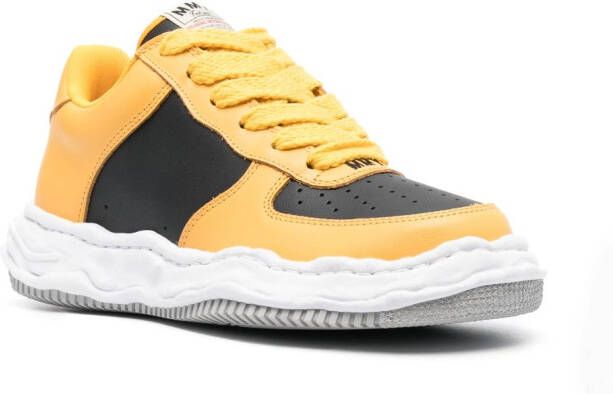 Maison Mihara Yasuhiro chunky low-top sneakers Yellow