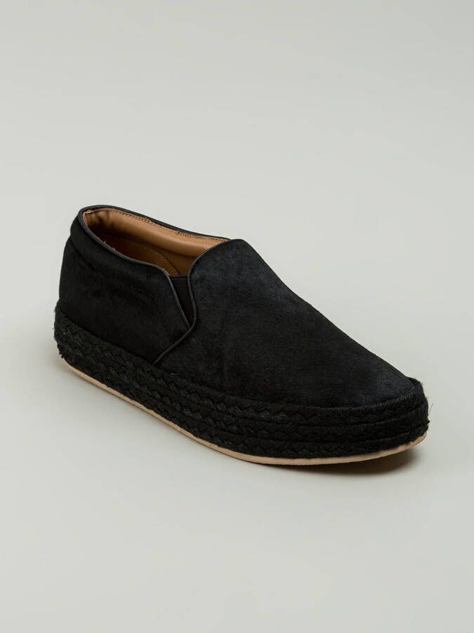 Maison MIHARA YASUHIRO chunky sole espadrilles Black