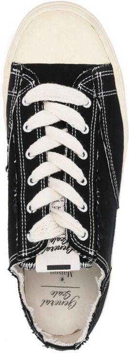 Maison MIHARA YASUHIRO General Scale contrast toe-cap sneakers Black