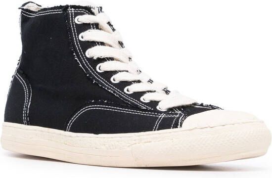 Maison MIHARA YASUHIRO General Scale lace-up high-top sneakers Black