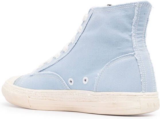 Maison Mihara Yasuhiro General Scale lace-up high-top sneakers Blue
