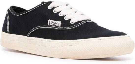Maison MIHARA YASUHIRO General Scale lace-up low sneakers Black
