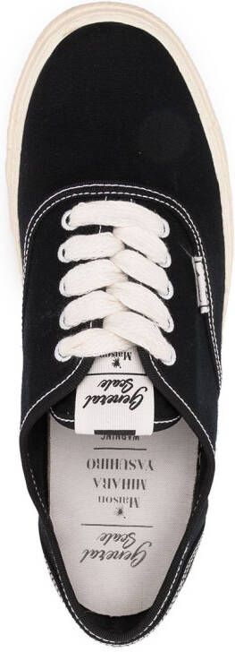 Maison MIHARA YASUHIRO General Scale lace-up low sneakers Black