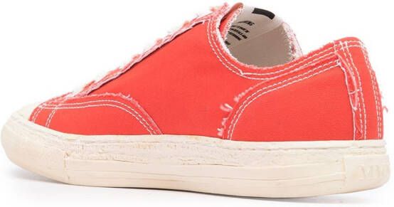 Maison Mihara Yasuhiro General Scale low lace-up sneakers Red