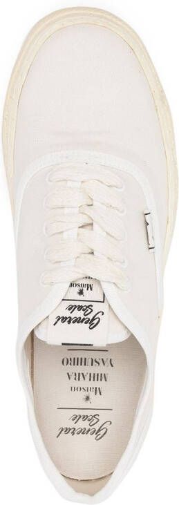 Maison Mihara Yasuhiro General Scale side logo-patch sneakers White