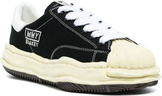 Maison MIHARA YASUHIRO gum-rubber sole sneakers Black