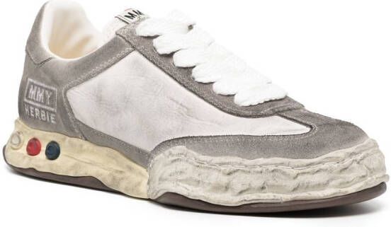 Maison Mihara Yasuhiro Herbie distressed-effect sneakers Grey