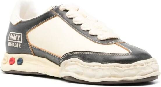Maison MIHARA YASUHIRO Herbie OG Sole leather sneakers Neutrals