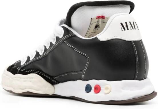 Maison MIHARA YASUHIRO Herbie Puffer leather sneakers Black