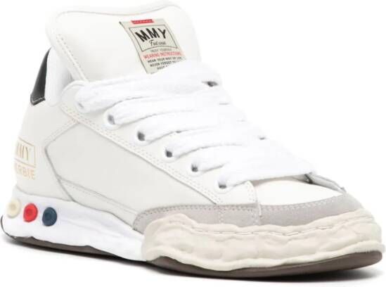 Maison MIHARA YASUHIRO Herbie Puffer leather sneakers White