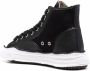 Maison MIHARA YASUHIRO high-top raw-cut sneakers Black - Thumbnail 3