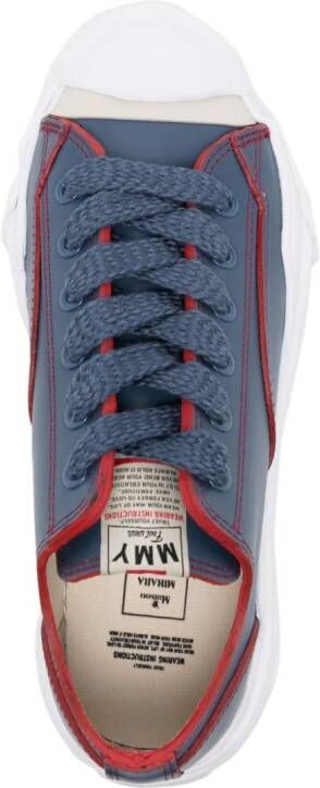 Maison MIHARA YASUHIRO lace-up leather sneakers Blue