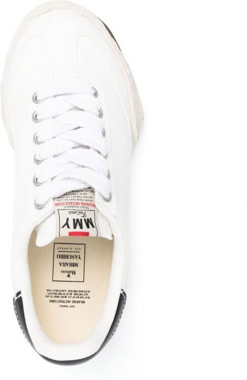 Maison MIHARA YASUHIRO logo-print lace-up sneakers White