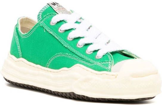 Maison Mihara Yasuhiro low-top canvas sneakers Green