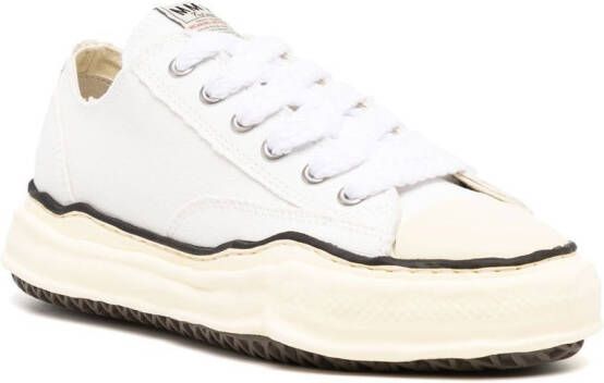 Maison MIHARA YASUHIRO low-top canvas sneakers White