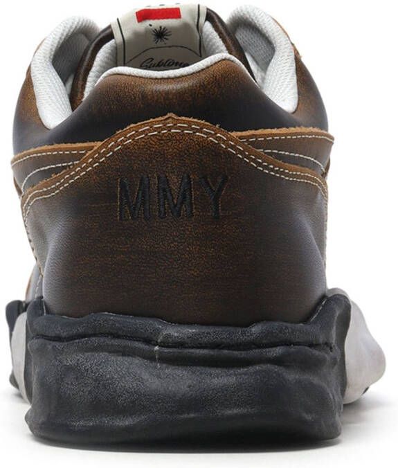 Maison MIHARA YASUHIRO Parker OG Sole leather sneakers Black