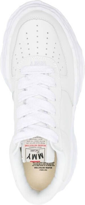 Maison MIHARA YASUHIRO perforated-detail low-top sneakers White