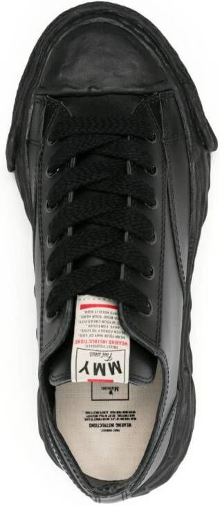 Maison MIHARA YASUHIRO Peterson 23 OG Sole leather sneakers Black
