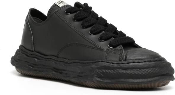 Maison Mihara Yasuhiro Peterson 23 Original Sole leather sneakers Black