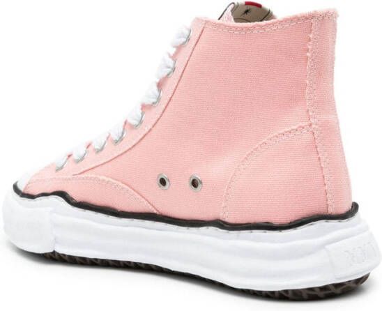 Maison Mihara Yasuhiro Peterson cotton-canvas sneakers Pink