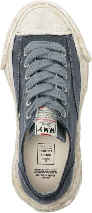 Maison Mihara Yasuhiro Peterson23 canvas lace-up sneakers Blue