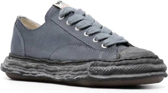 Maison Mihara Yasuhiro Peterson23 canvas lace-up sneakers Blue