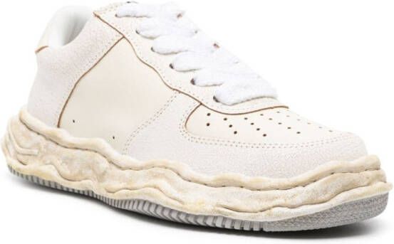 Maison MIHARA YASUHIRO Wayne leather sneakers White