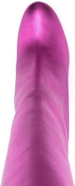 Maison Skorpios Adriana 90mm knee-high boots Pink