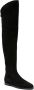 Maison Skorpios Stefania knee-high suede boots Black - Thumbnail 2