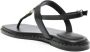 Maje slingback leather sandals Black - Thumbnail 3