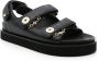 Maje touch-strap leather sandals Black - Thumbnail 2