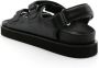 Maje touch-strap leather sandals Black - Thumbnail 3