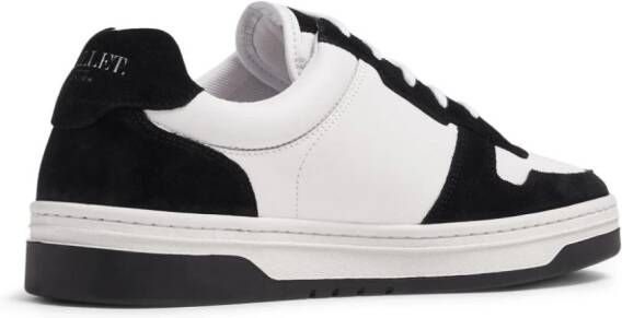 Mallet panelled lace-up sneakers White