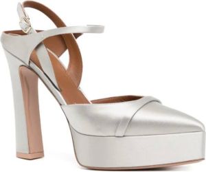 Malone Souliers 130mm leather sandals Grey