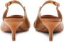 Malone Souliers 45mm Marion leather slingback pumps Brown - Thumbnail 3