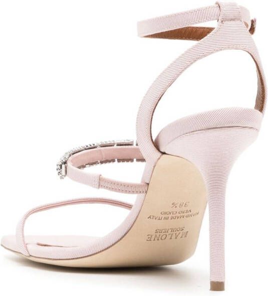 Malone Souliers 70mm crystal-embellished sandals Pink