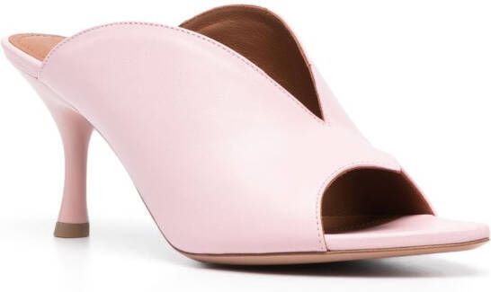 Malone Souliers 80mm Henri leather mules Pink