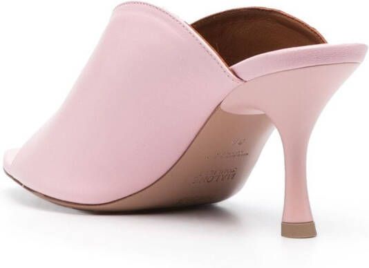 Malone Souliers 80mm Henri leather mules Pink