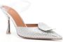 Malone Souliers 85mm crystal-embellished mules Silver - Thumbnail 2
