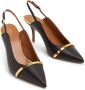 Malone Souliers 85mm sling-back leather pumps Black - Thumbnail 5